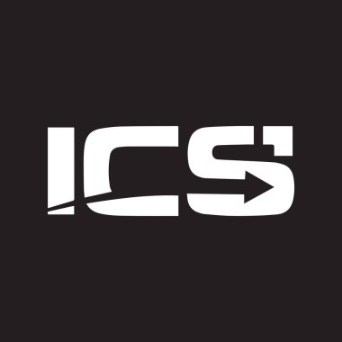 Siyah arkaplan üzerine harf logosu tasarımı. Yaratıcı harflerin baş harfleri. Harf logosu tasarımı.. 