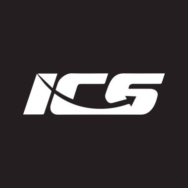 Siyah arkaplan üzerine harf logosu tasarımı. Yaratıcı harflerin baş harfleri. Harf logosu tasarımı.. 