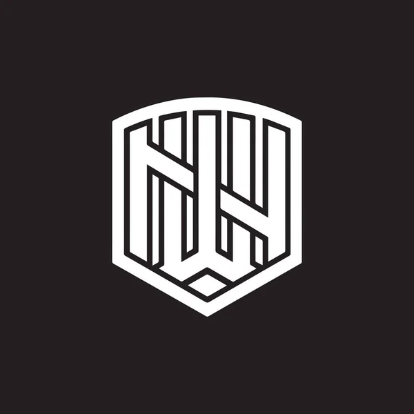 Σχεδιασμός Λογότυπου Επιστολής Μαύρο Φόντο Δημιουργική Αρχικά Γράμμα Λογότυπο Έννοια — Διανυσματικό Αρχείο