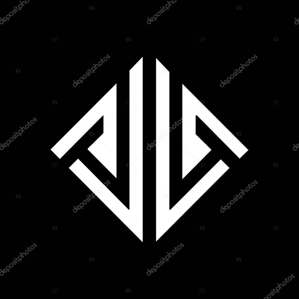 JL letter logo design on black background. JL creative initials letter logo concept. JL letter design.