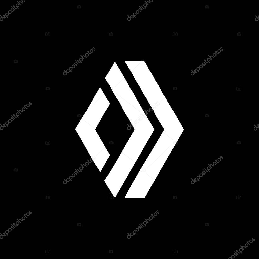 D letter logo design on black background. D creative initials letter logo concept. D letter design.