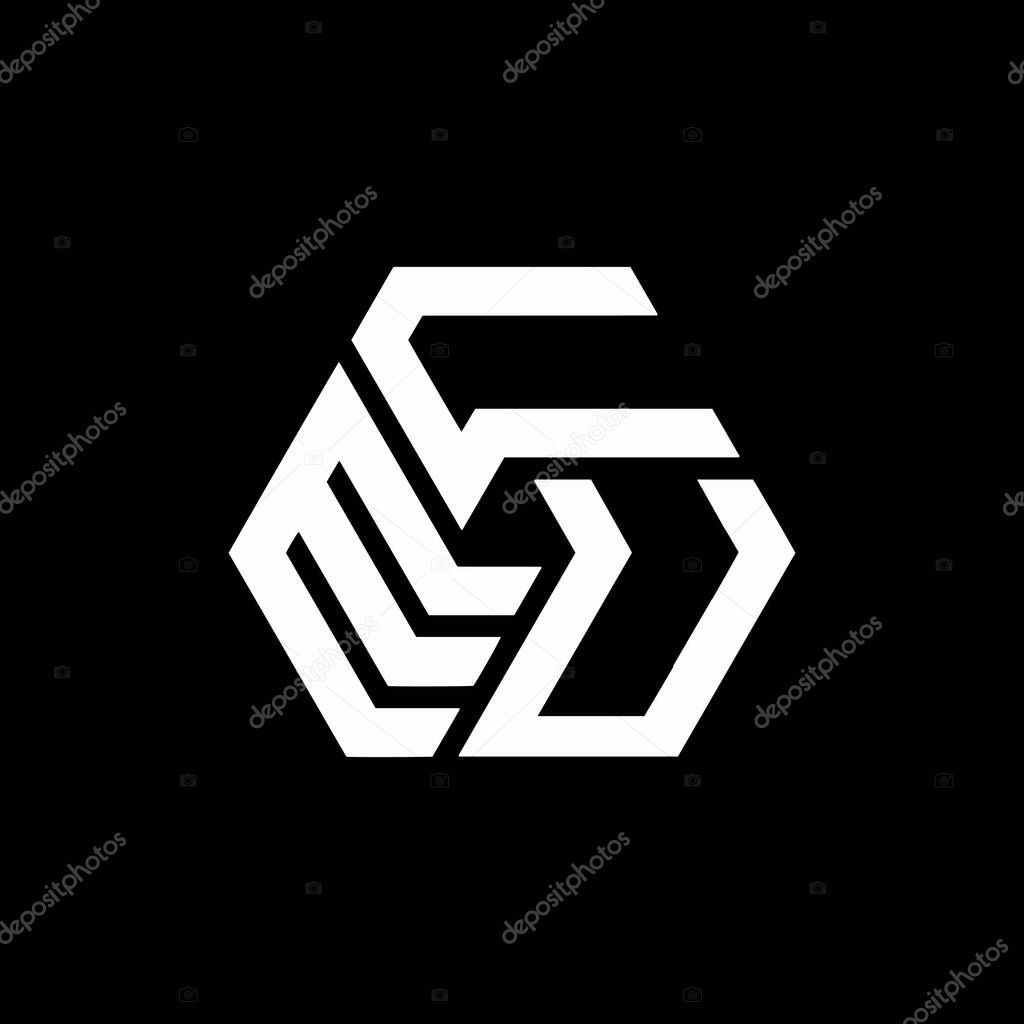 ECU letter logo design on black background. ECU creative initials letter logo concept. ECU letter design.