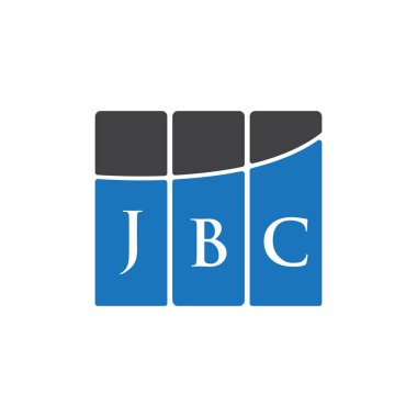 Siyah arkaplan üzerine JBC harf logosu tasarımı. JBC yaratıcı harflerin baş harfleri logo kavramı. JBC harf tasarımı.. 