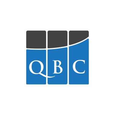 Siyah arkaplan üzerine QBC harf logosu tasarımı. QBC yaratıcı harflerin baş harfleri logo kavramı. QBC harf tasarımı.. 