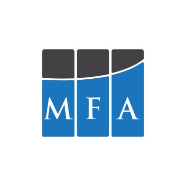 MFA letter logo design on black background.MFA creative initials letter logo concept.MFA letter design. 