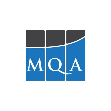MQA letter logo design on black background.MQA creative initials letter logo concept.MQA letter design. 