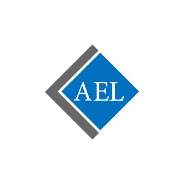 Siyah arka planda AEL harf logosu tasarımı. AEL yaratıcı harfler logosu konsepti. AEL harf tasarımı. 