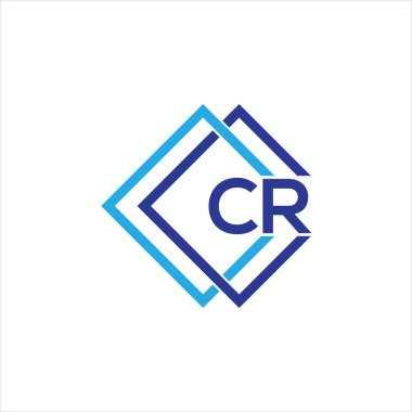 CR letter logo design on black background.CR creative initials letter logo concept.CR letter design. 