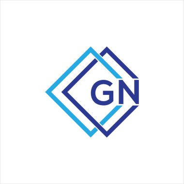 GN letter logo design on black background.GN creative initials letter logo concept.GN letter design. 