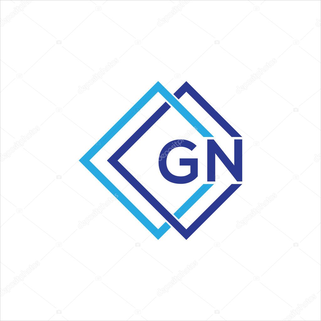 GN letter logo design on black background.GN creative initials letter logo concept.GN letter design.