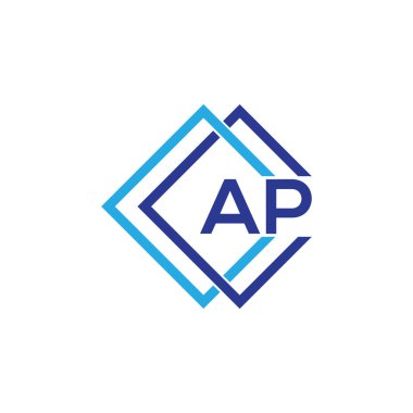 AP letter logo design on black background.AP creative initials letter logo concept.AP letter design. 