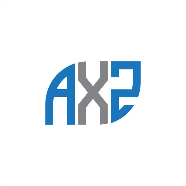 Axz Letter Logo Design White Background Axz Creative Initials Letter — Vettoriale Stock
