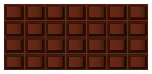 Telha de chocolate — Vetor de Stock