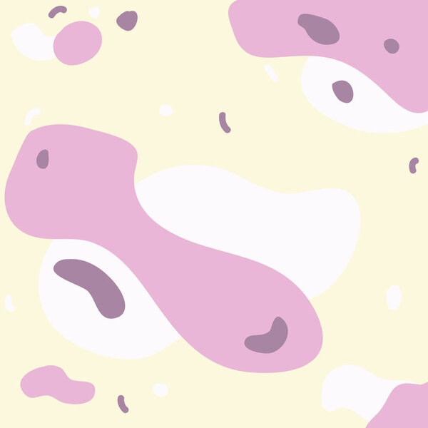 Розовый желтый шаблон с динамическими абстрактными формами, композиция для социальных сетей, мобильных приложений или баннеров, векторная иллюстрация