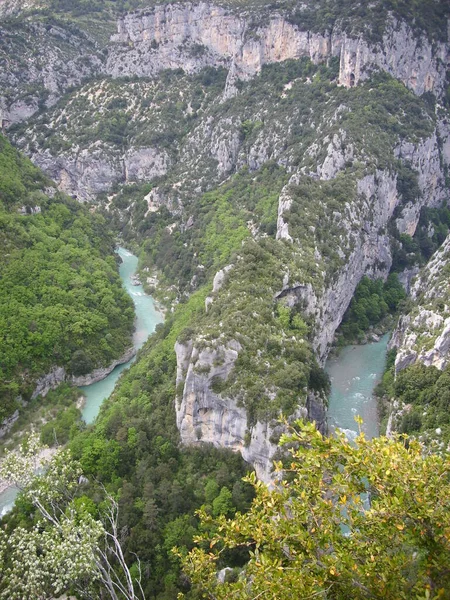 Gyönyörű Kilátás Nyílik Gorges Verdonra Dél Franciaországban — Stock Fotó