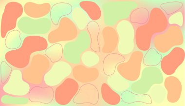 Bebek geçmişi. Renkli, bahar, yaz, değişken arkaplan. Tek boynuzlu atın renk arkaplanı. Yarım tonlu noktalar renkli tasarım. Gelecekteki geometrik desenler. Vektör illüstrasyonu, izole nesneler.