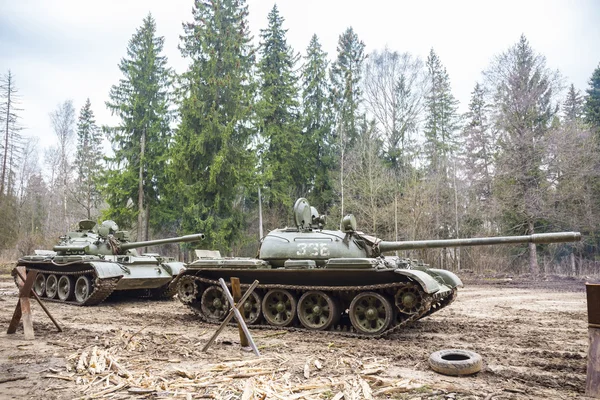 Sovětský bojový tank T55 — Stock fotografie