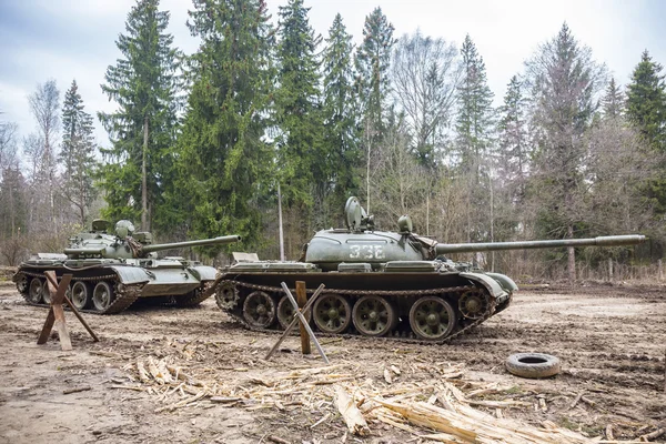 Sovětský bojový tank T55 — Stock fotografie