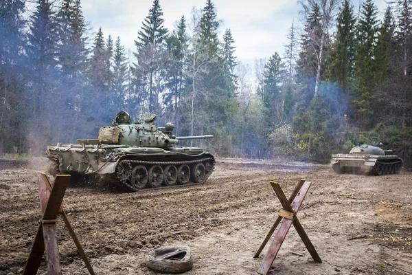 Sovětský bojový tank T55 — Stock fotografie