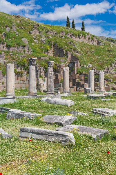 Rovine di Pergamo Bergama Turchia — Foto Stock