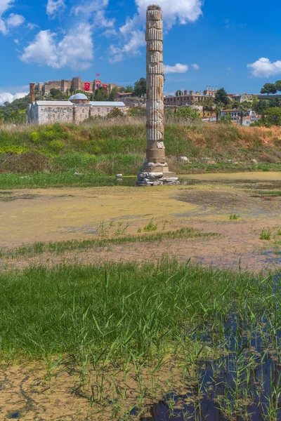 Ruiny świątyni Artemidy w Efezie — Zdjęcie stockowe