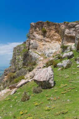 Honaz Türkiye yakınındaki Dağ Manzaralı