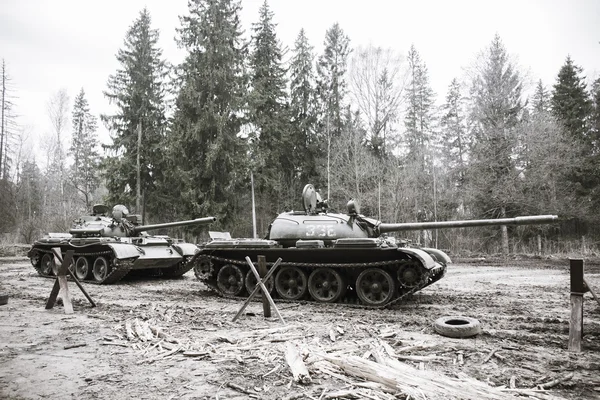 Sovětský bojový tank T55 — Stock fotografie