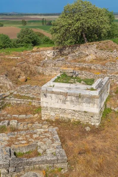 Ruiny starożytnej Troi — Zdjęcie stockowe