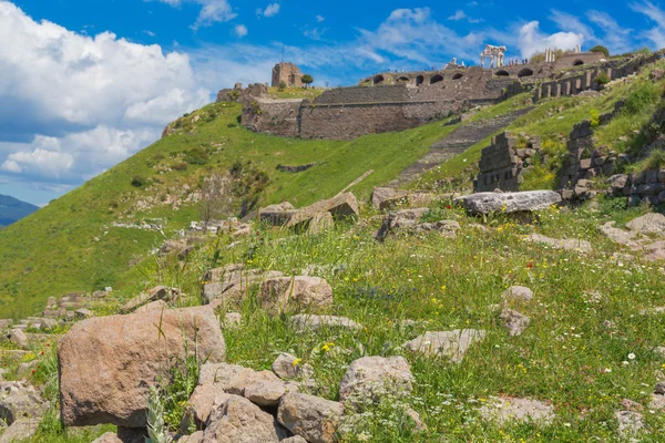 Reruntuhan Pergamon Turki — Stok Foto