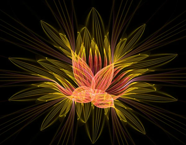 Yaratıcı tasarım için soyut fraktal çizim