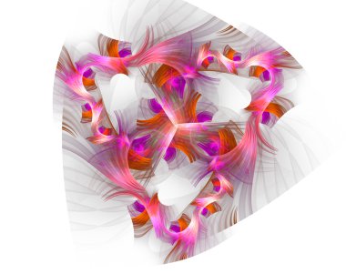 Yaratıcı tasarım için soyut fraktal çizim