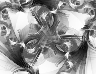 Yaratıcı tasarım için soyut fraktal çizim