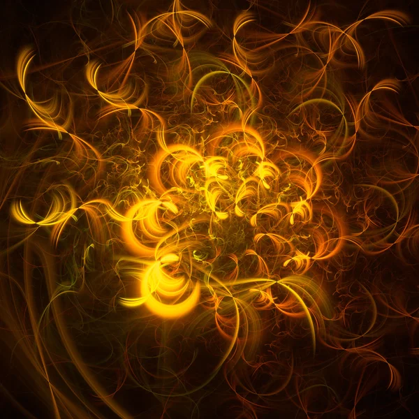 Yaratıcı tasarım için soyut fraktal çizim