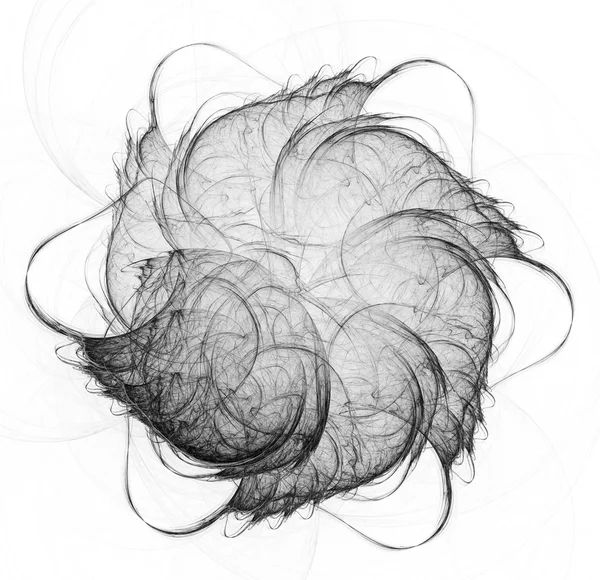 Illustration fractale abstraite pour la conception créative — Photo