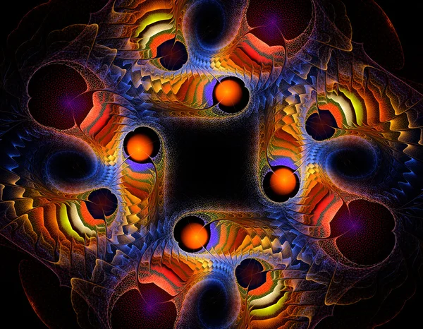 Ilustración fractal abstracta para el diseño creativo — Foto de Stock