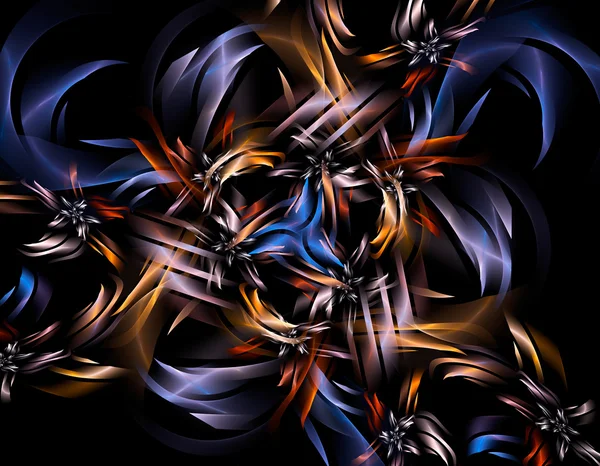 Ilustración fractal abstracta para el diseño creativo Imagen De Stock