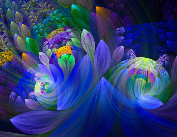 Ilustración fractal abstracta para el diseño creativo Fotos De Stock