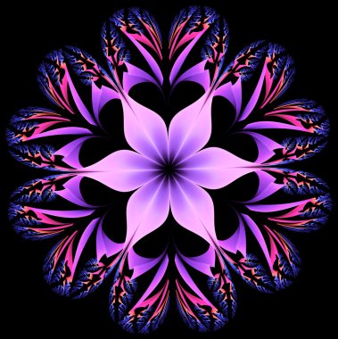 Yaratıcı tasarım için soyut fraktal çizim