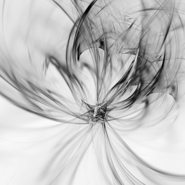 Yaratıcı tasarım için soyut fraktal çizim