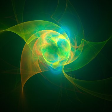 Yaratıcı tasarım için soyut fraktal çizim