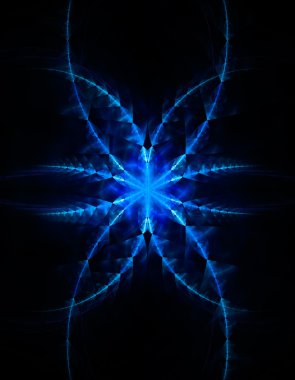 Yaratıcı tasarım için soyut fraktal çizim