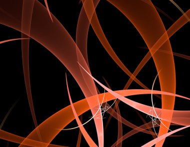 Yaratıcı tasarım için soyut fraktal çizim