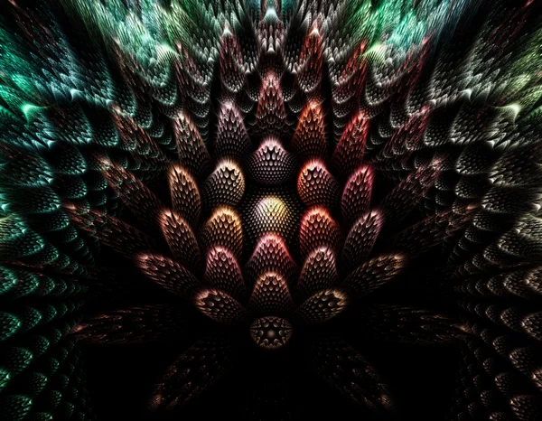 Yaratıcı tasarım için soyut fraktal çizim