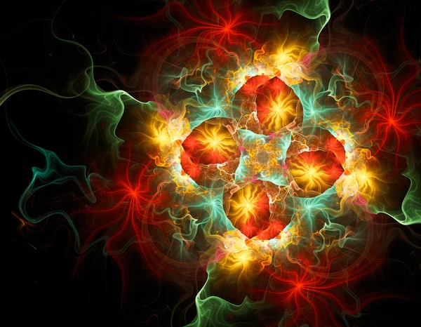 Yaratıcı tasarım için soyut fraktal çizim