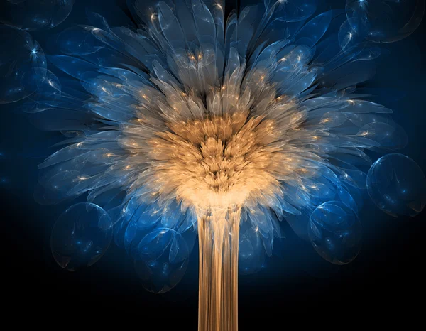 Yaratıcı tasarım için soyut fraktal çizim