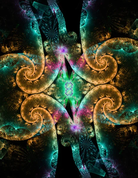 Abstract fractal illustration for creative design — Stock Photo, Image