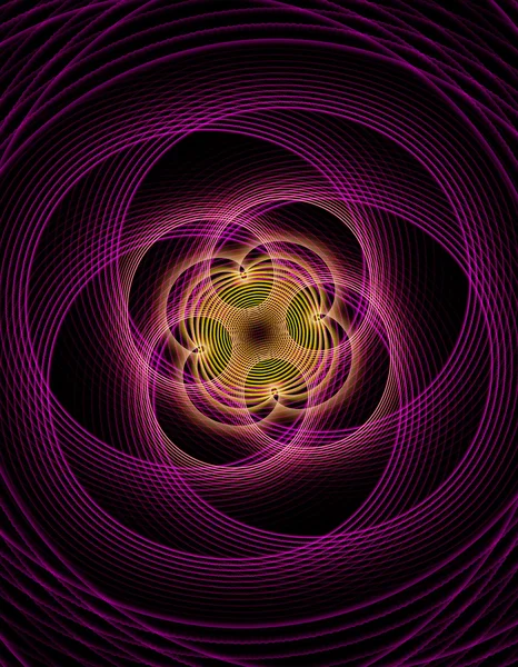 Ilustração fractal abstrata para design criativo — Fotografia de Stock