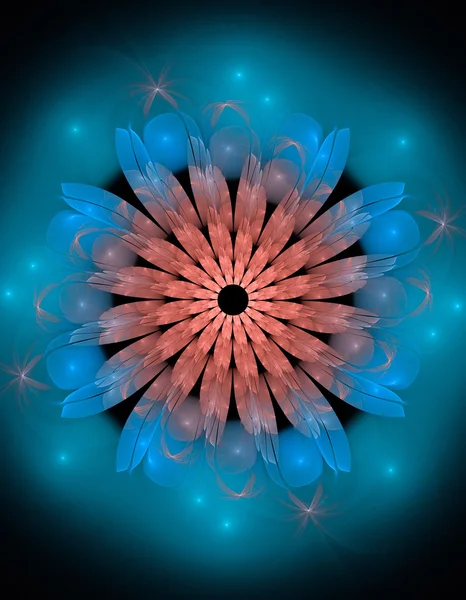 Yaratıcı tasarım için soyut fraktal çizim