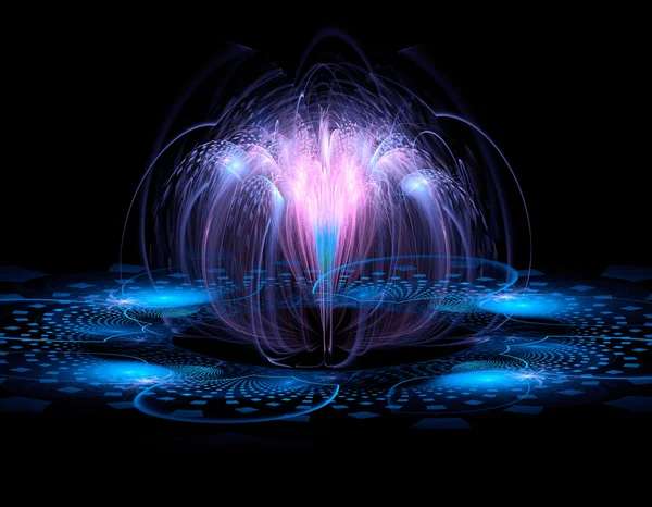 Yaratıcı tasarım için soyut fraktal çizim