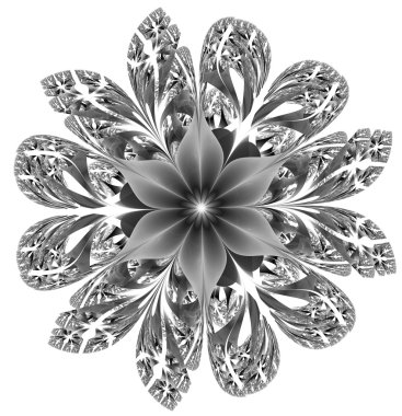 Yaratıcı tasarım için soyut fraktal çizim